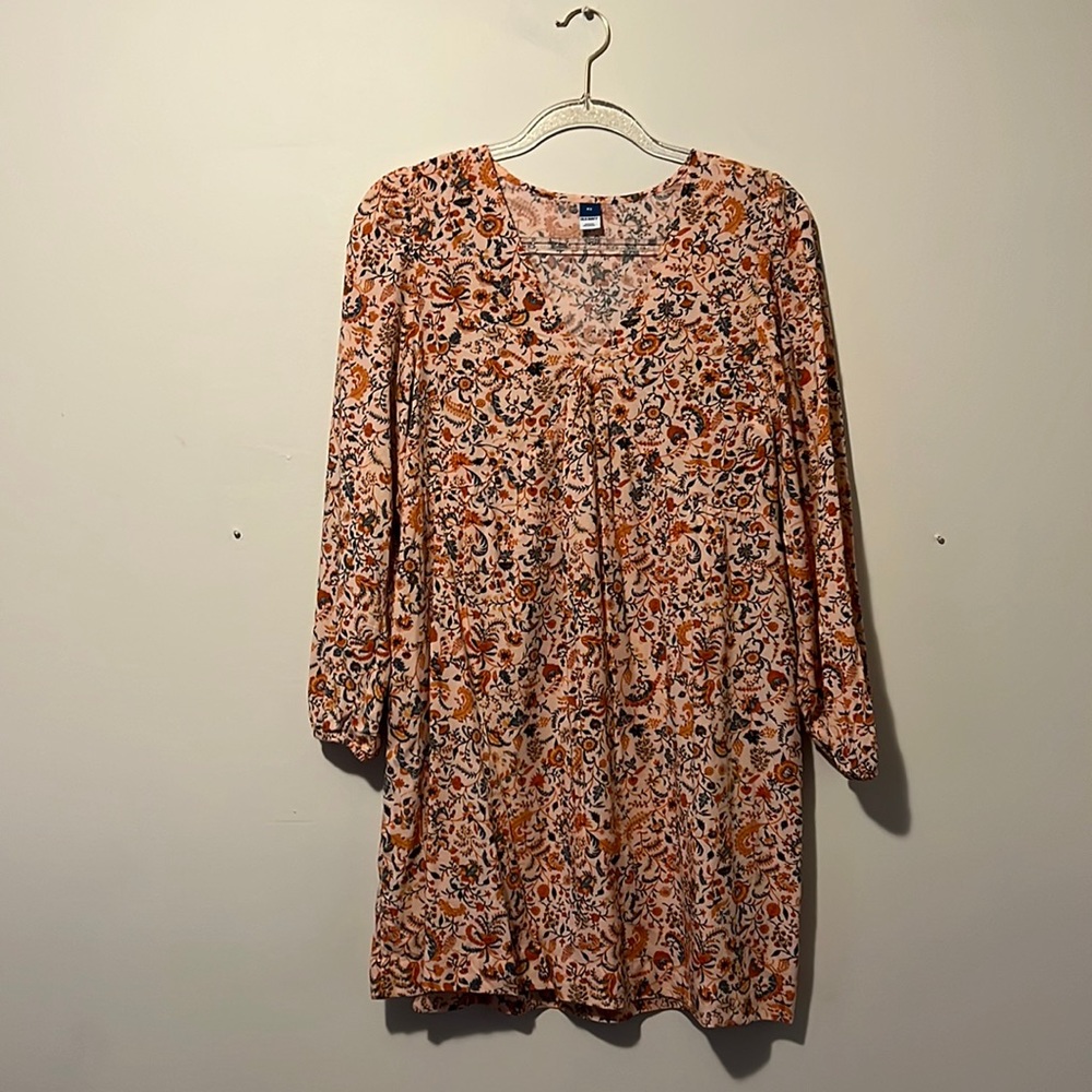 Old Navy long sleeved dress, boho style